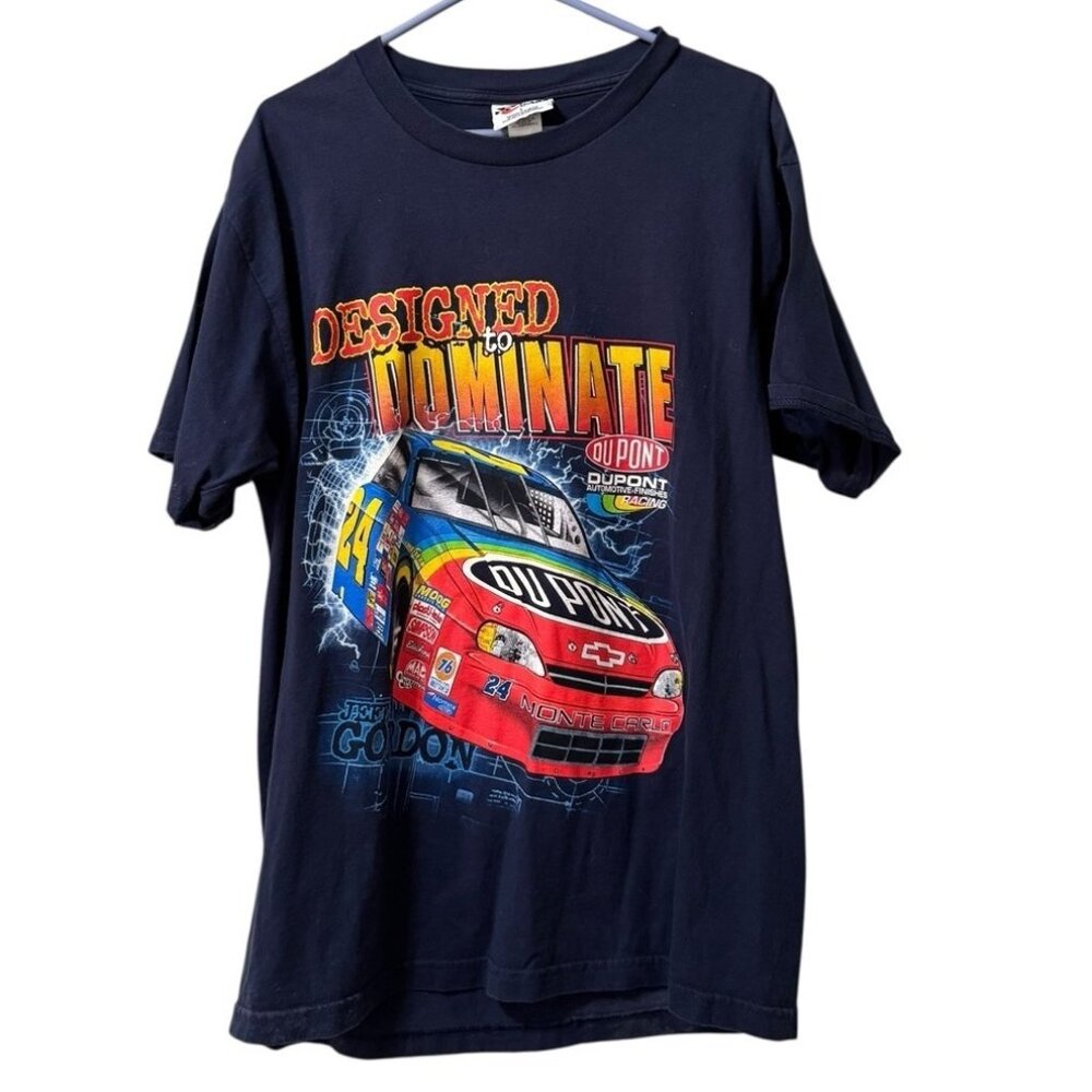 Chase Authentics Jeff Gordon Designed To Dominate T Shirt Size Large Racing READ